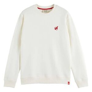 Scotch & Soda Free Spirit Bird Crewneck Sweatshirt Large